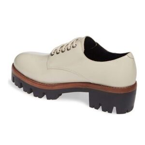 Jeffrey Campbell —-NWOB off white leather Oxford. Size 8.5